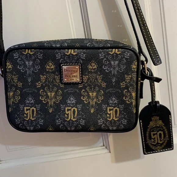 Dooney & Bourke Disneyland 50th Anniversary Haunted Mansion bag - Picture 1 of 8
